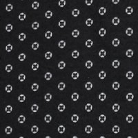 black with red dots