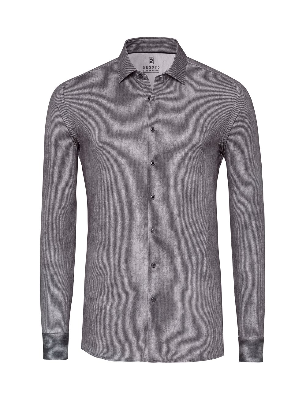 Shirt Casual Kent grey corduroy hollow
