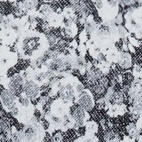 grey denim flowers