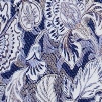 beige blue leaves