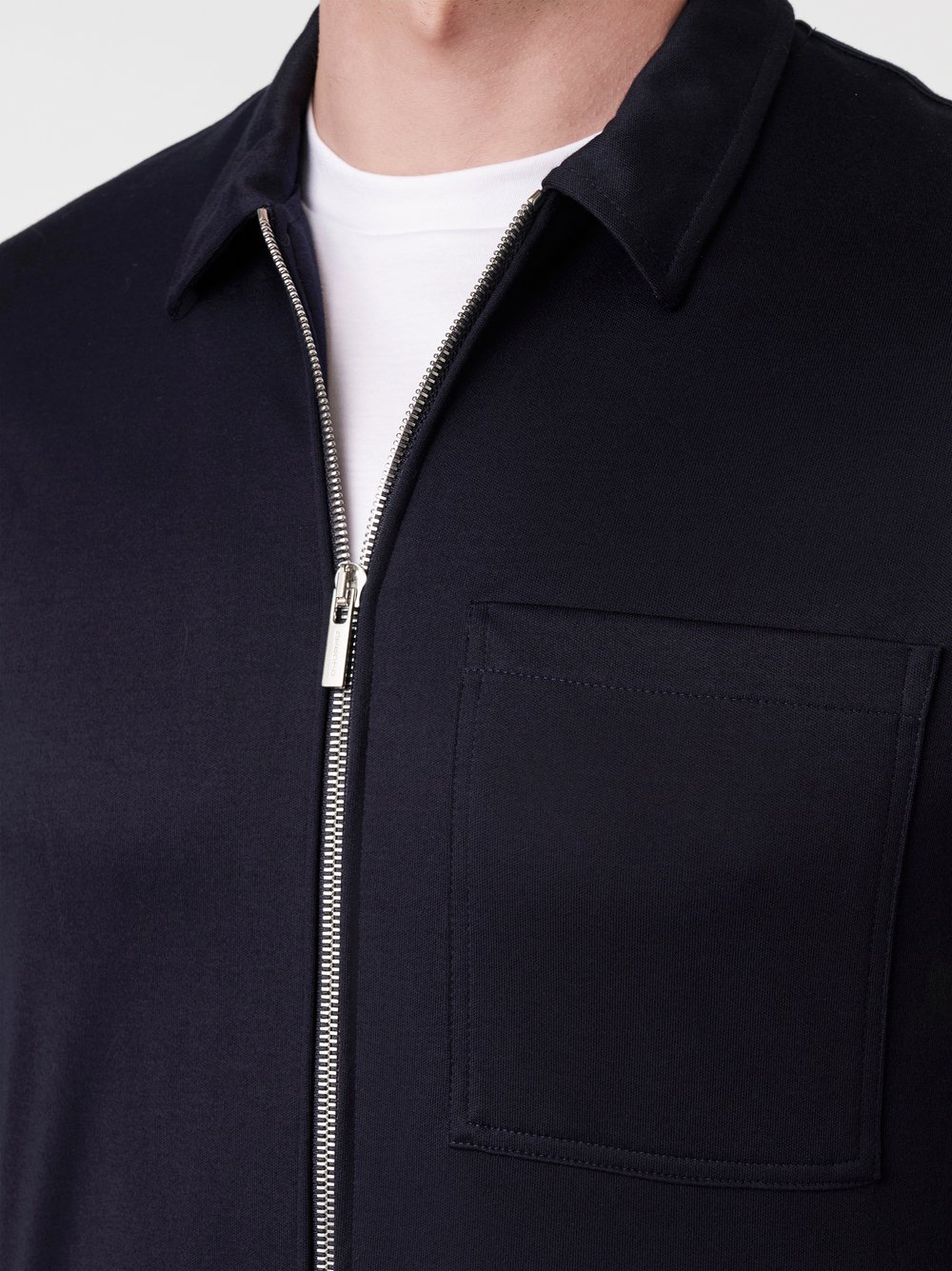 Jacket Luxury Two Ply Jacket Solid galaxy blue detail view