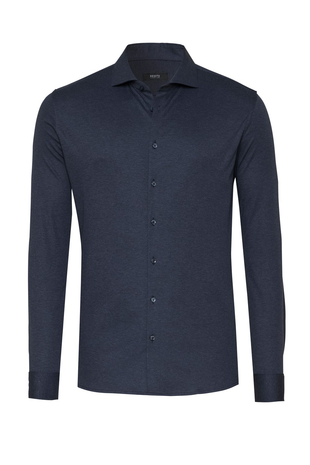 Shirt Luxury Hai navy melange hollow