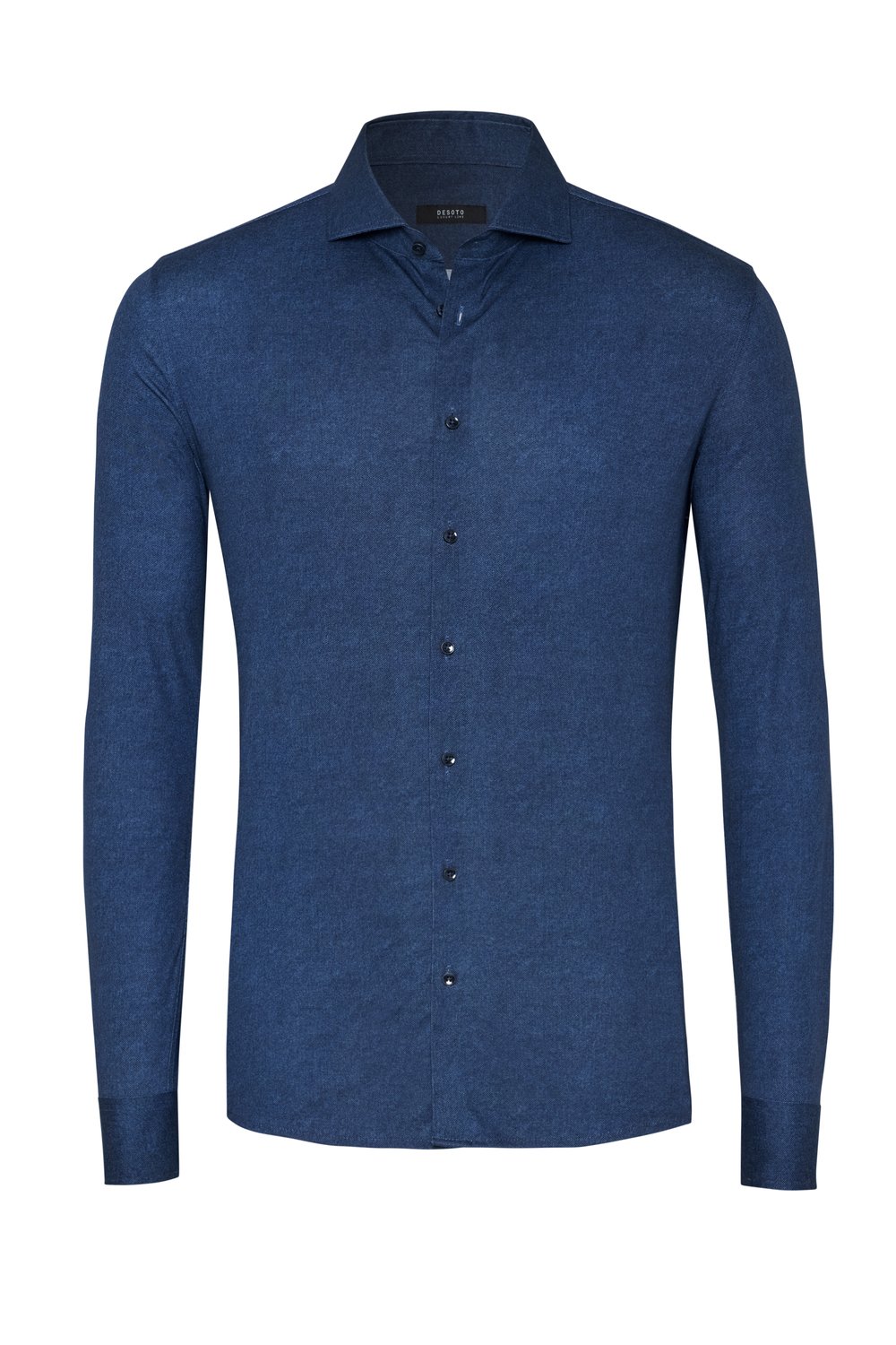 Shirt Luxury Hai authentic blue denim optic hollow Shirt Luxury Hai authentic blue denim optic hollow