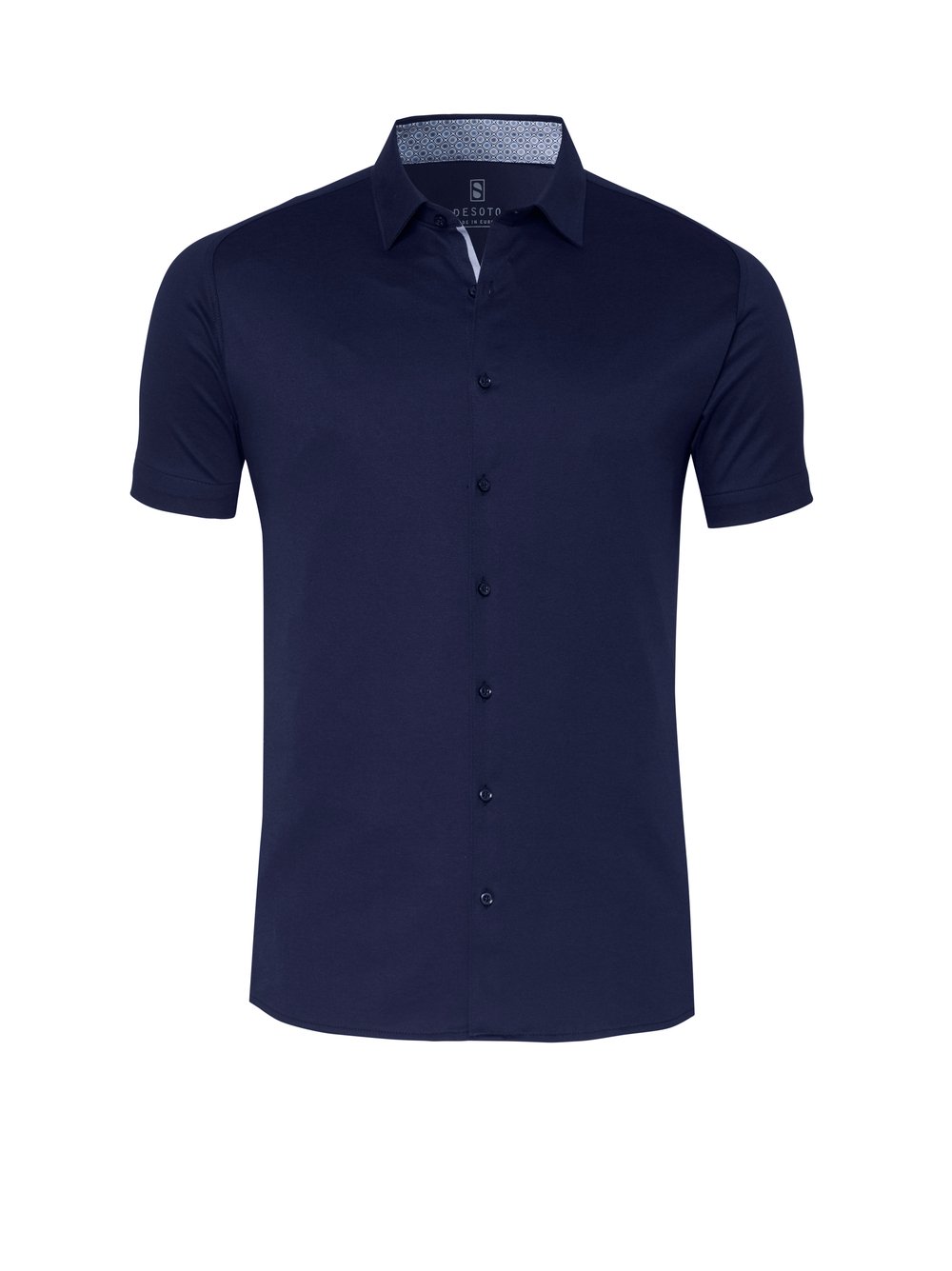 Hemd Casual Kent solid dark navy Freisteller