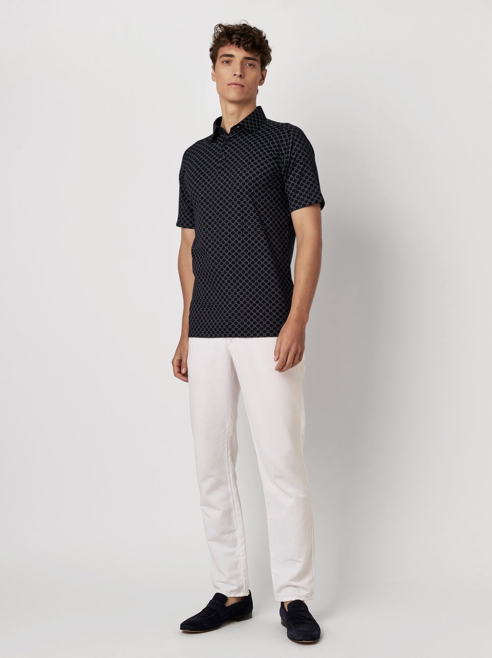 Polo Casual Polo Kent dark rings Outfitansicht