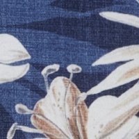 navy hawaiian flower