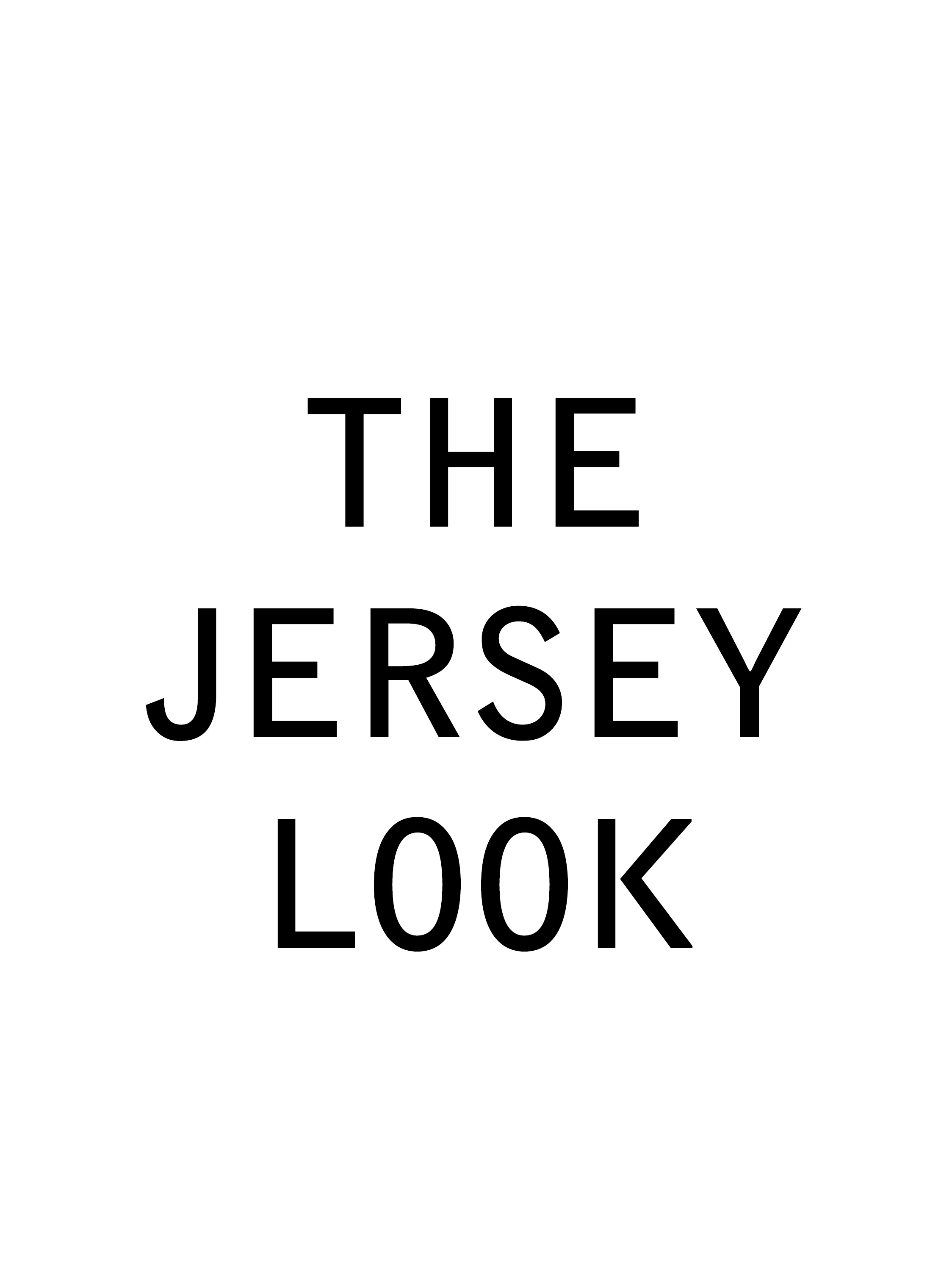 The Jersey Look