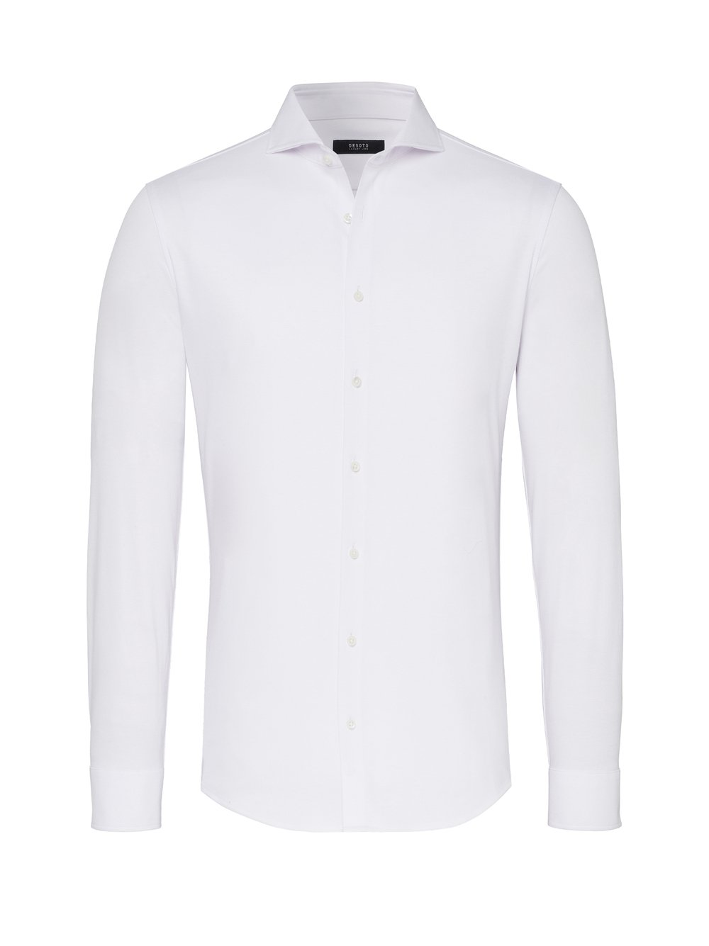 Hemd Luxury Hai white pique Freisteller