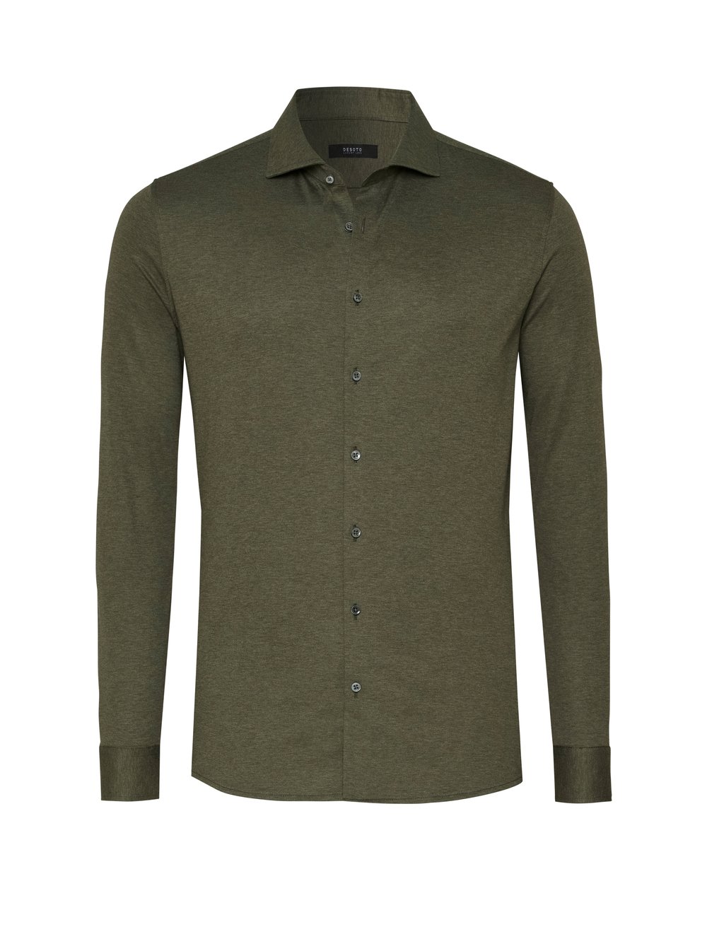 Shirt Luxury Hai green melange hollow