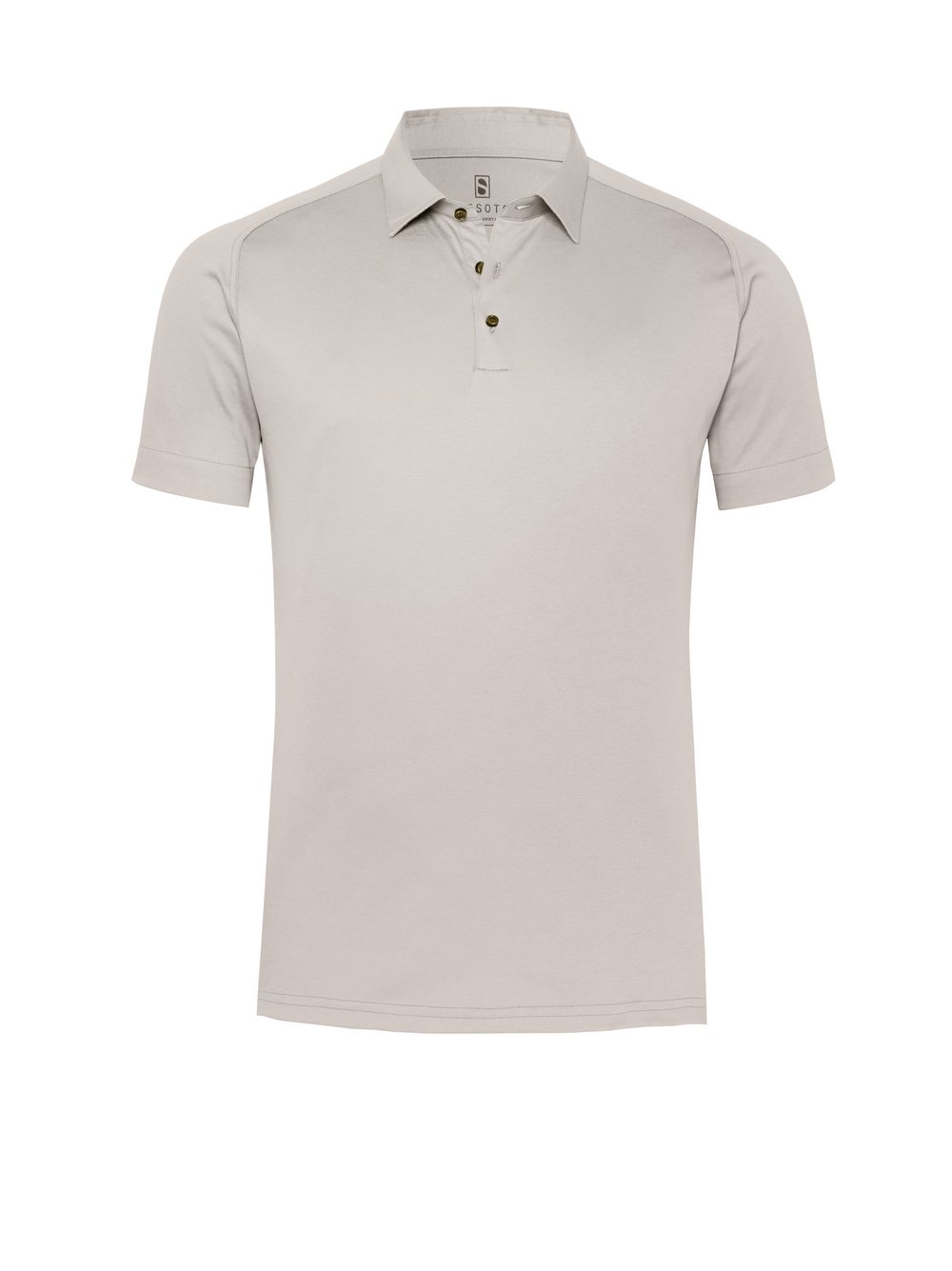 Mens Polo casual kent in light sonte pique, product view