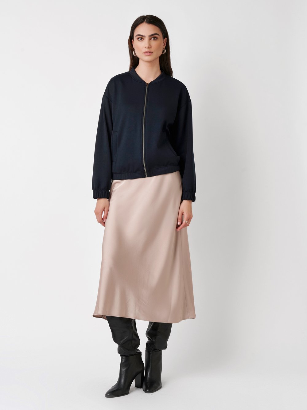 Jacket Selma dark blue outfit view Jacket Selma dark blue outfit view