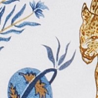 fun print blue tones