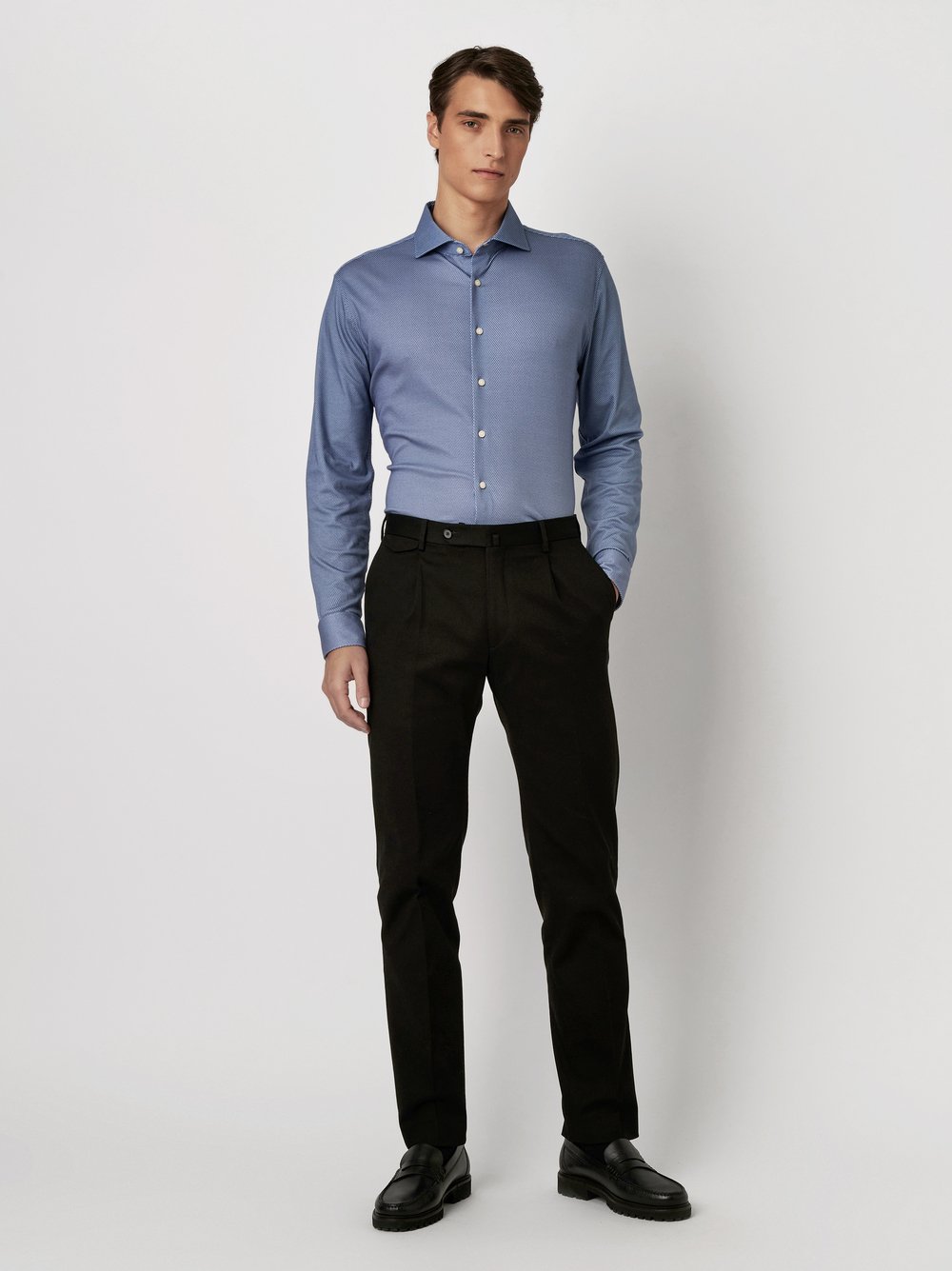 Shirt Essential Hai blue fake outfit view Shirt Essential Hai blue fake outfit view