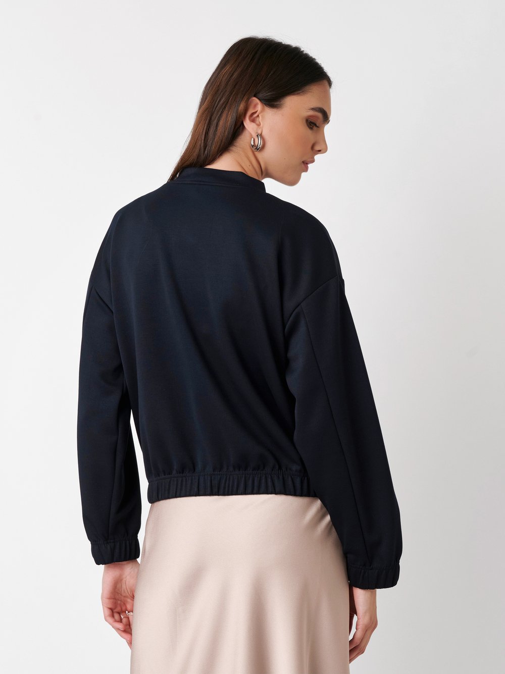 Jacket Selma dark blue rear view Jacket Selma dark blue rear view