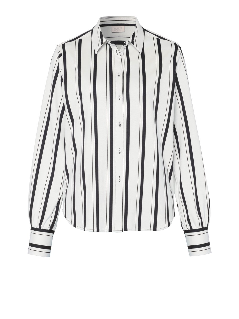 Bluse Lizzy stripe black white Freisteller