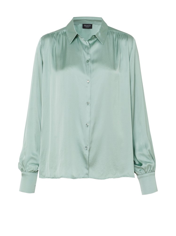 Womens blouse Lena in aloe, product view