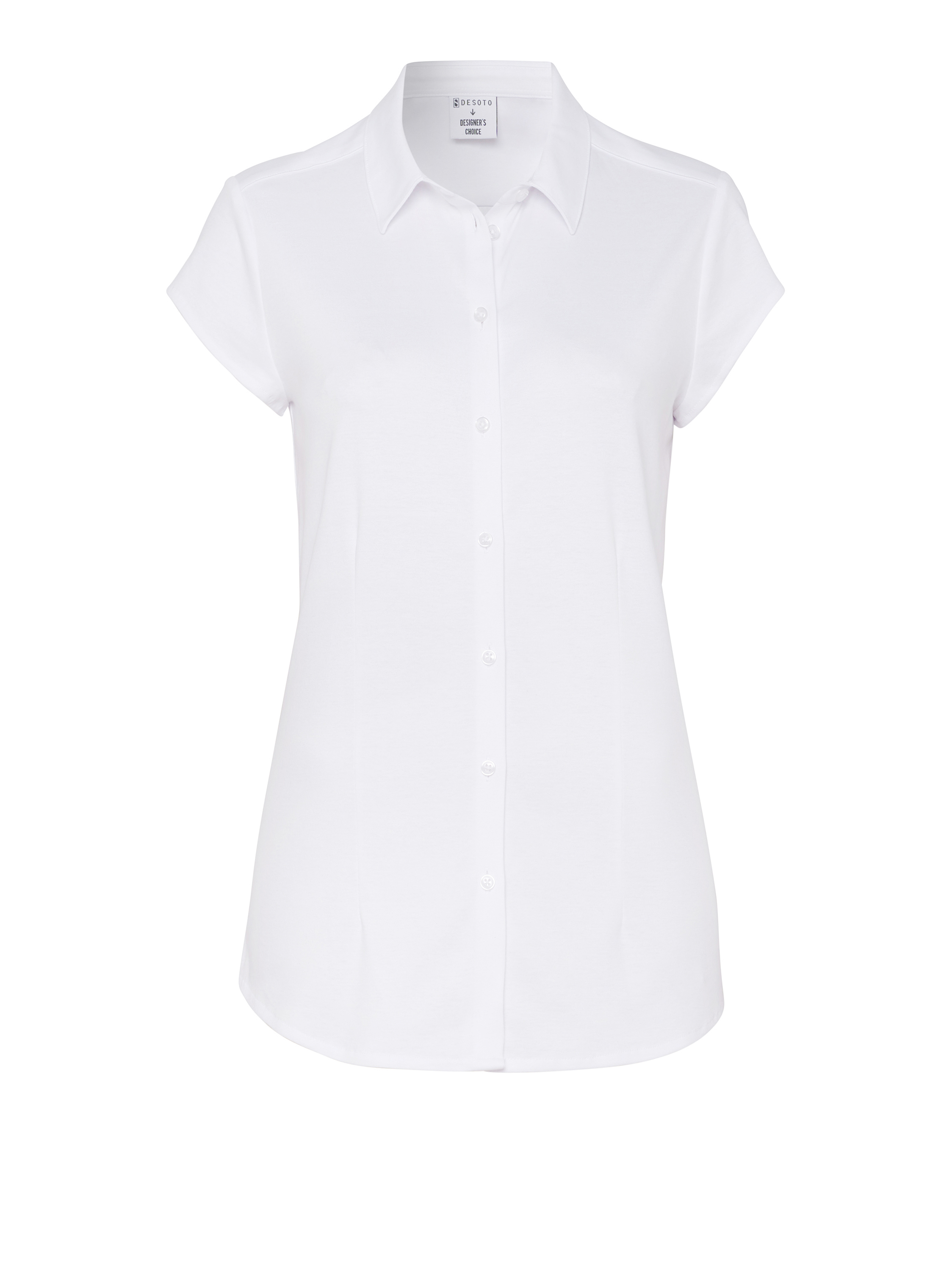 Blouse Pia solid white hollow Blouse Pia solid white hollow