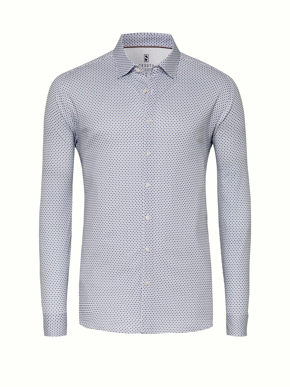 Hemd Casual Kent Blue camel flowers Freisteller Hemd Casual Kent Blue camel flowers Freisteller