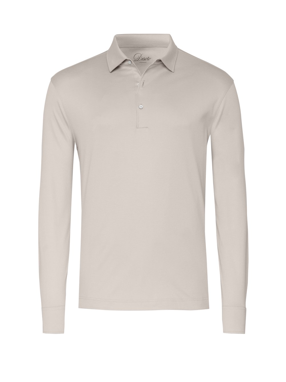 Polo Luxury Two Ply Polo Revers solid light brown hollow