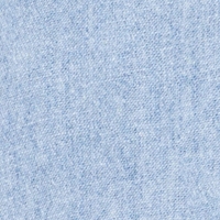 Color swatch of shirt in blue bleached denim