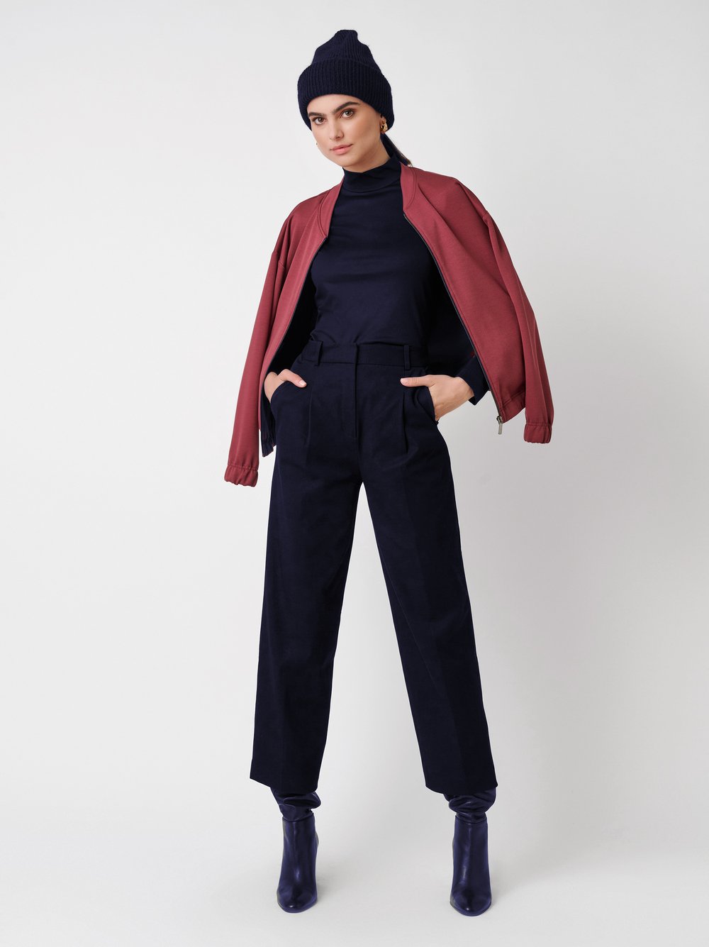 Pullover Anna navy Outfitansicht