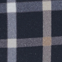 Color swatch of shirt in beige big check