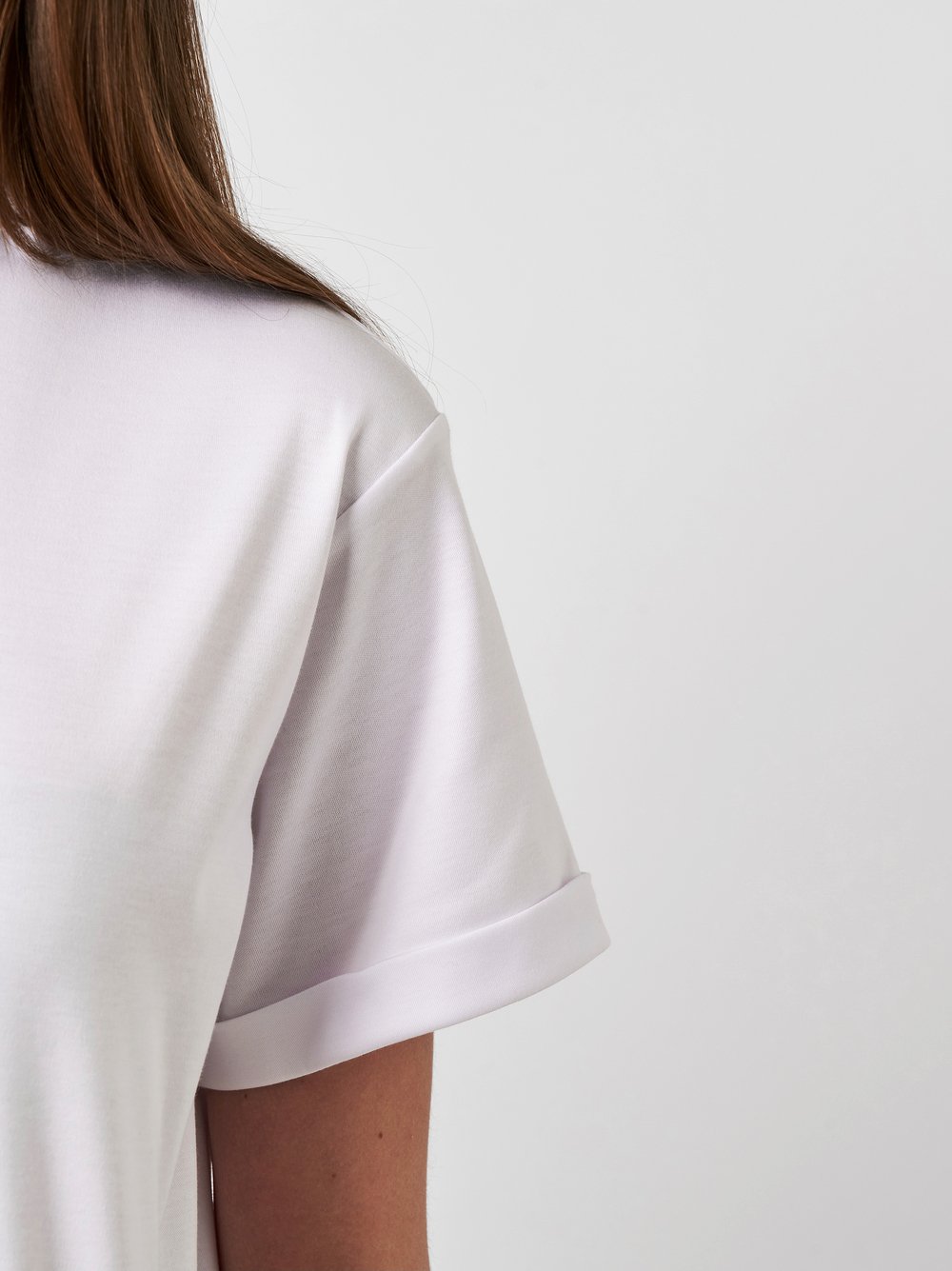 Shirt Alexa white detail view Shirt Alexa white detail view