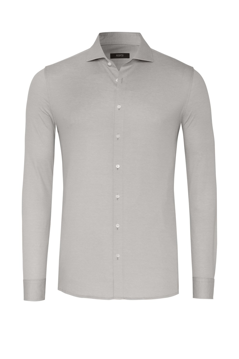 Shirt Luxury Hai light grey twill hollow Shirt Luxury Hai light grey twill hollow