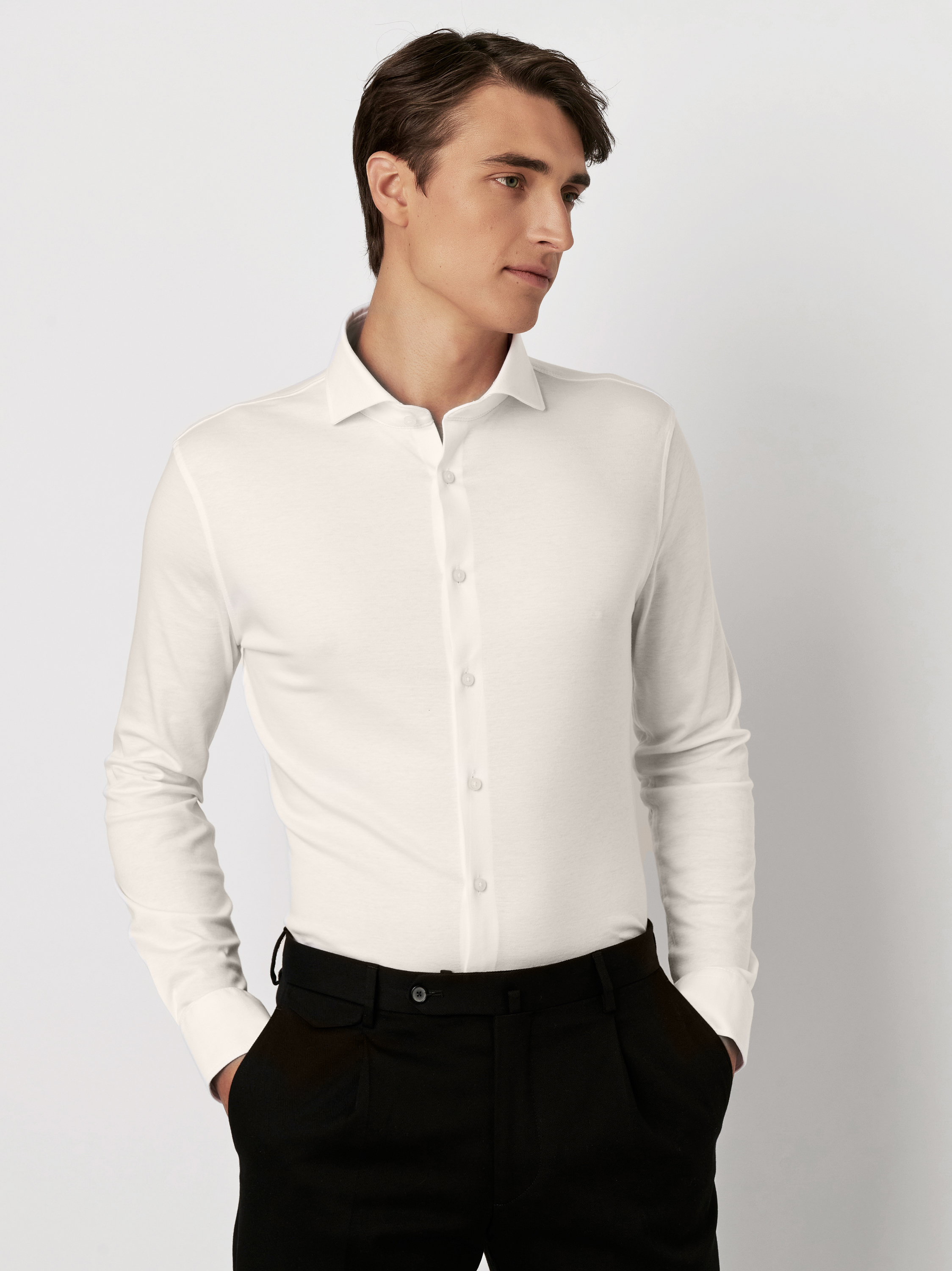 Hemd Essential Hai off white Vorderansicht Hemd Essential Hai off white Vorderansicht