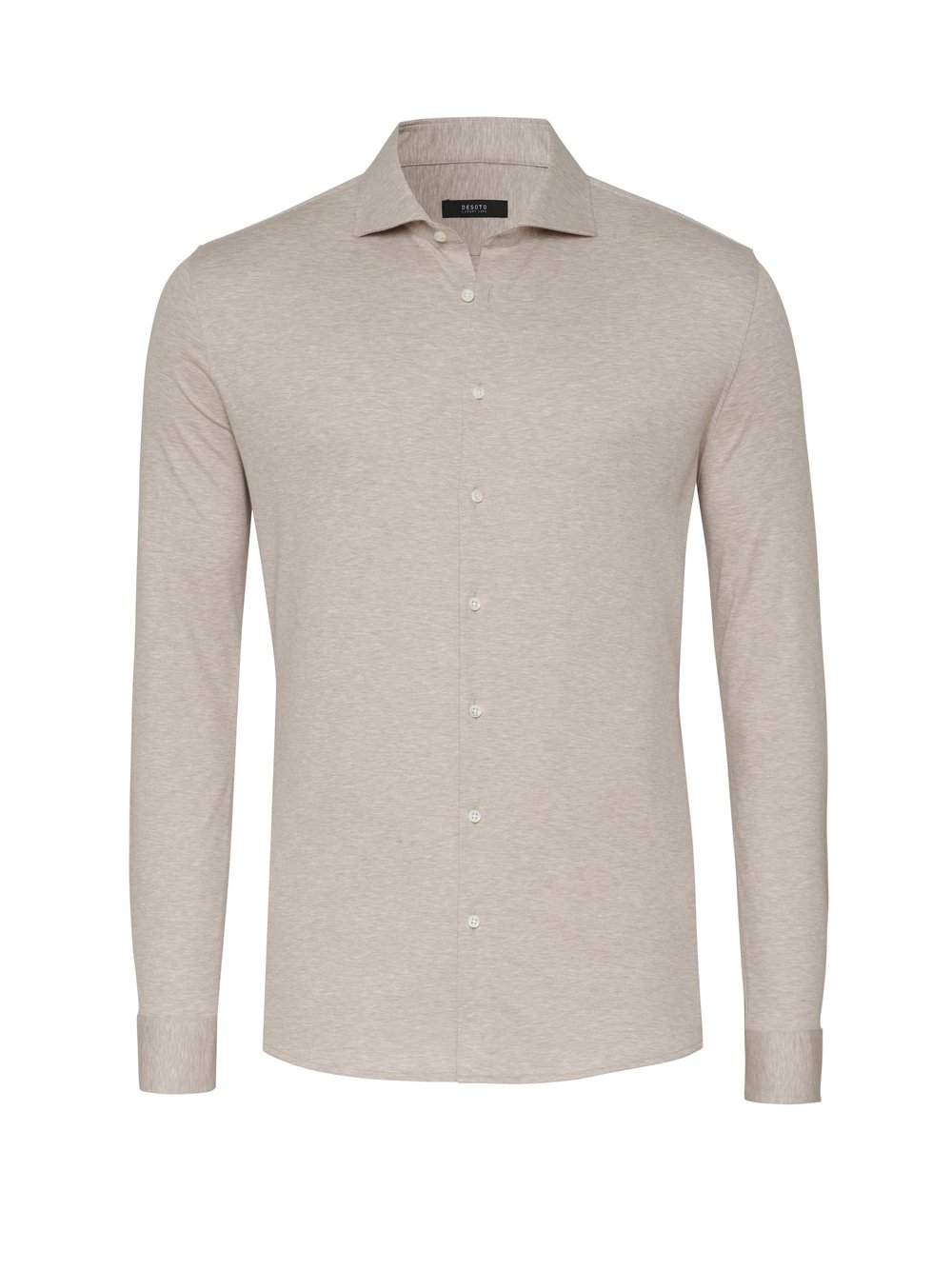 Shirt Luxury Hai sand melange hollow