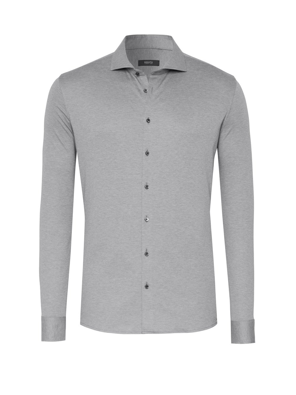 Shirt Luxury Hai grey melange hollow