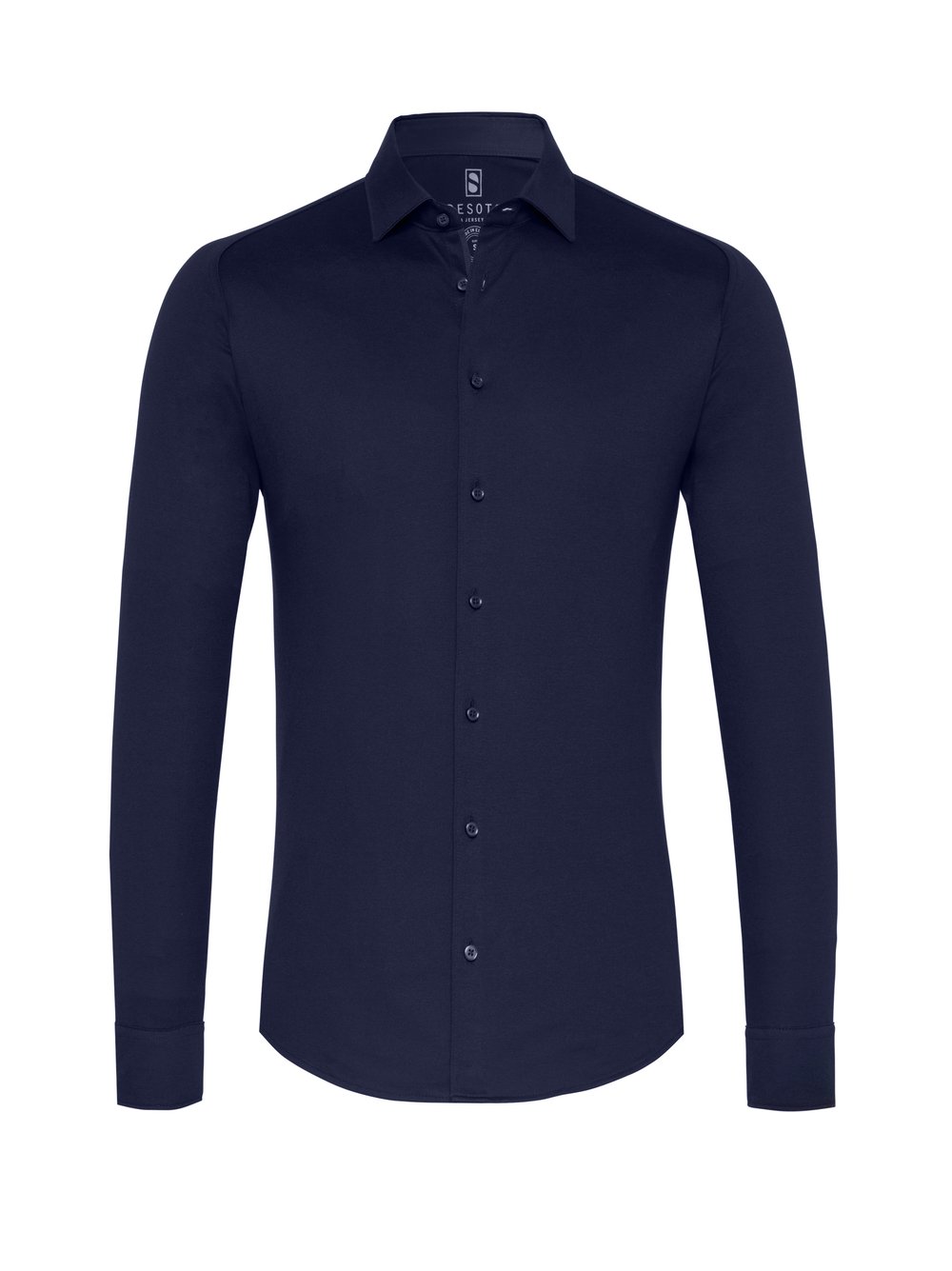 Herrenhemd Casual Kent in solid navy, freigestellte Produktansicht
