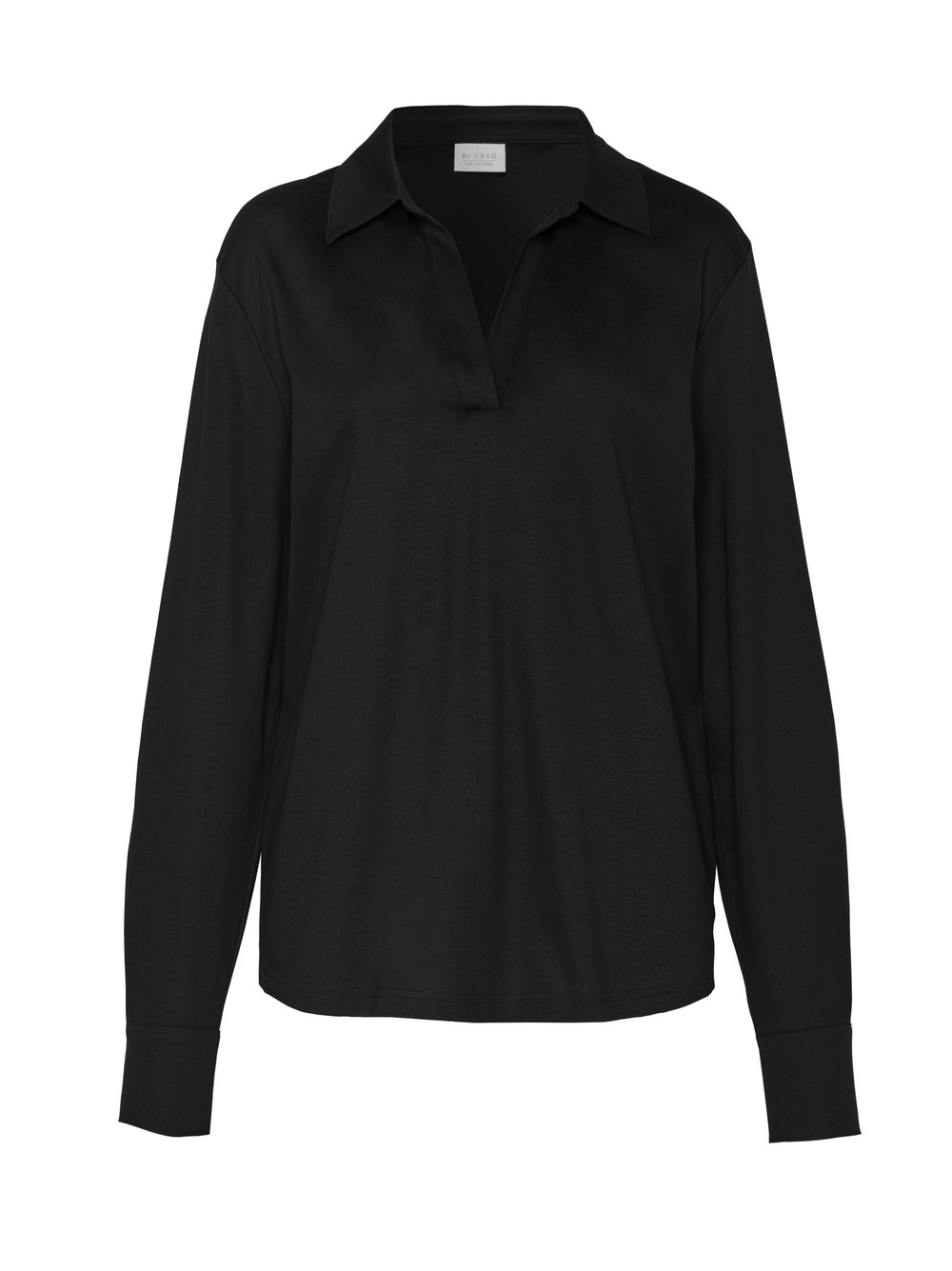 Poloshirt Fiona black  hollow