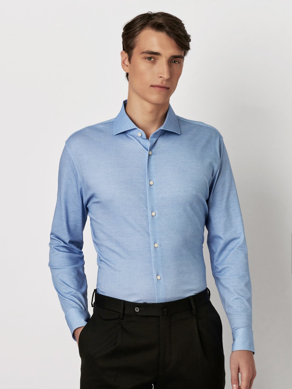 Shirt | Style »Essential Hai« light blue fake