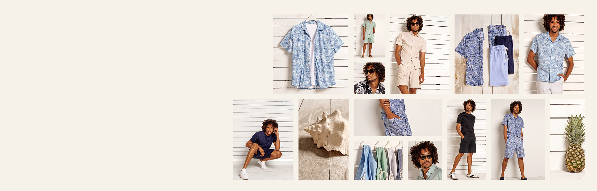 Sommerliche Looks der DESOTO Casual Line für Herren – leichte Jersey-Qualität mit Stil.
