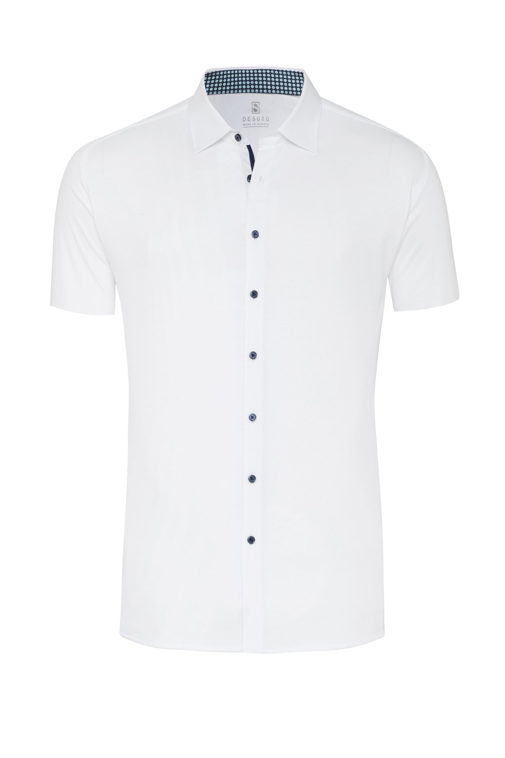 Hemd Casual Kent solid white Freisteller