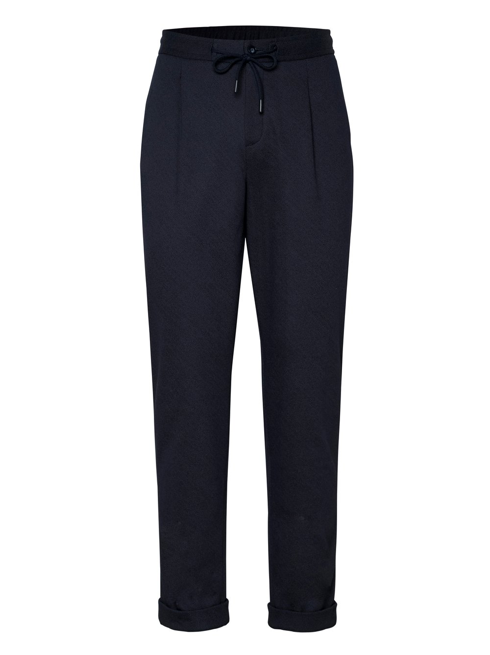 Herrenhose Casual Pants in dark navy twill, freigestellte Produktansicht