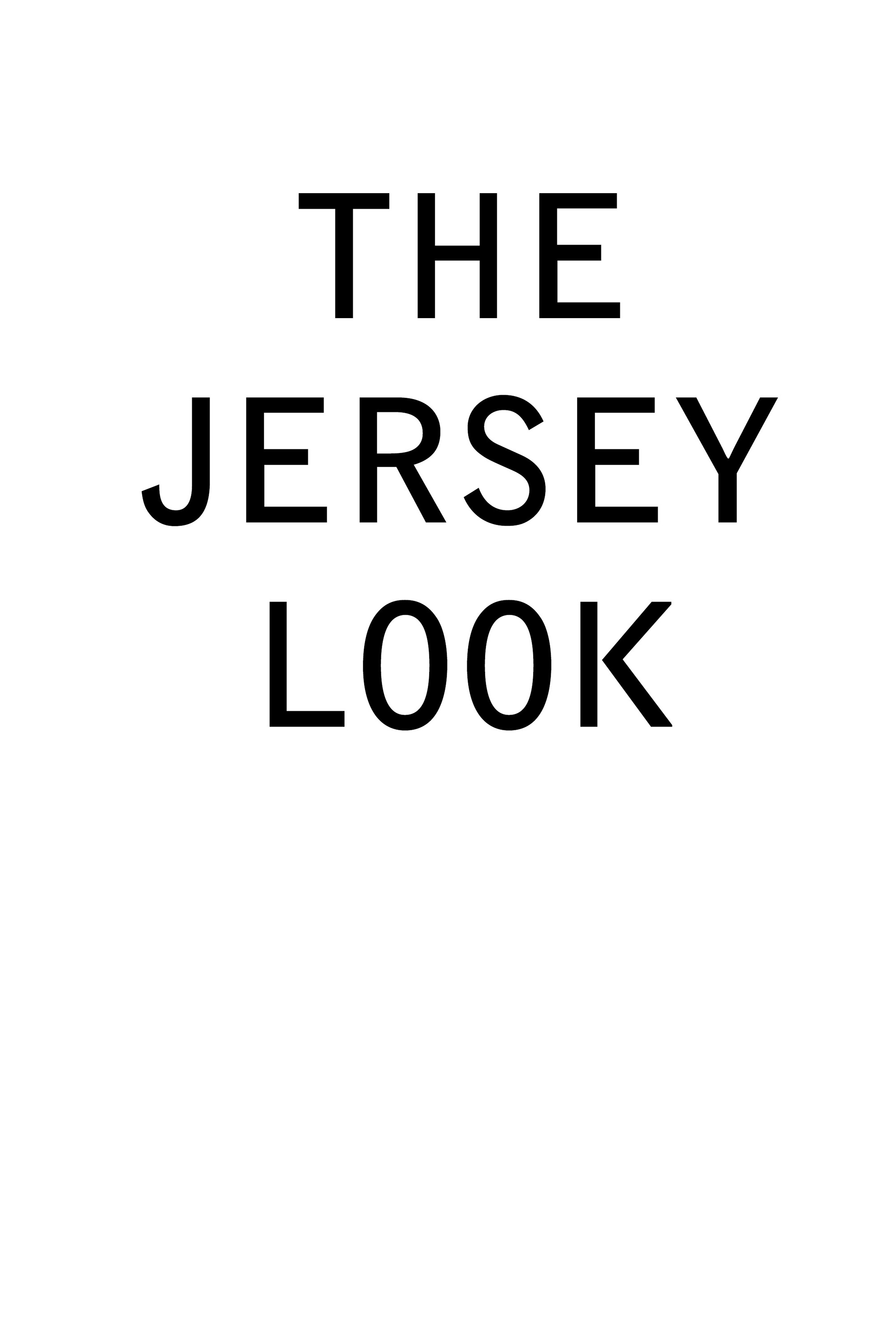 Teaser mit Schriftzug „The Jersey Look“ – führt zur DESOTO Menswear Kategorie mit modernen Jerseyhemden, Polos und Overshirts für Business und Freizeit.