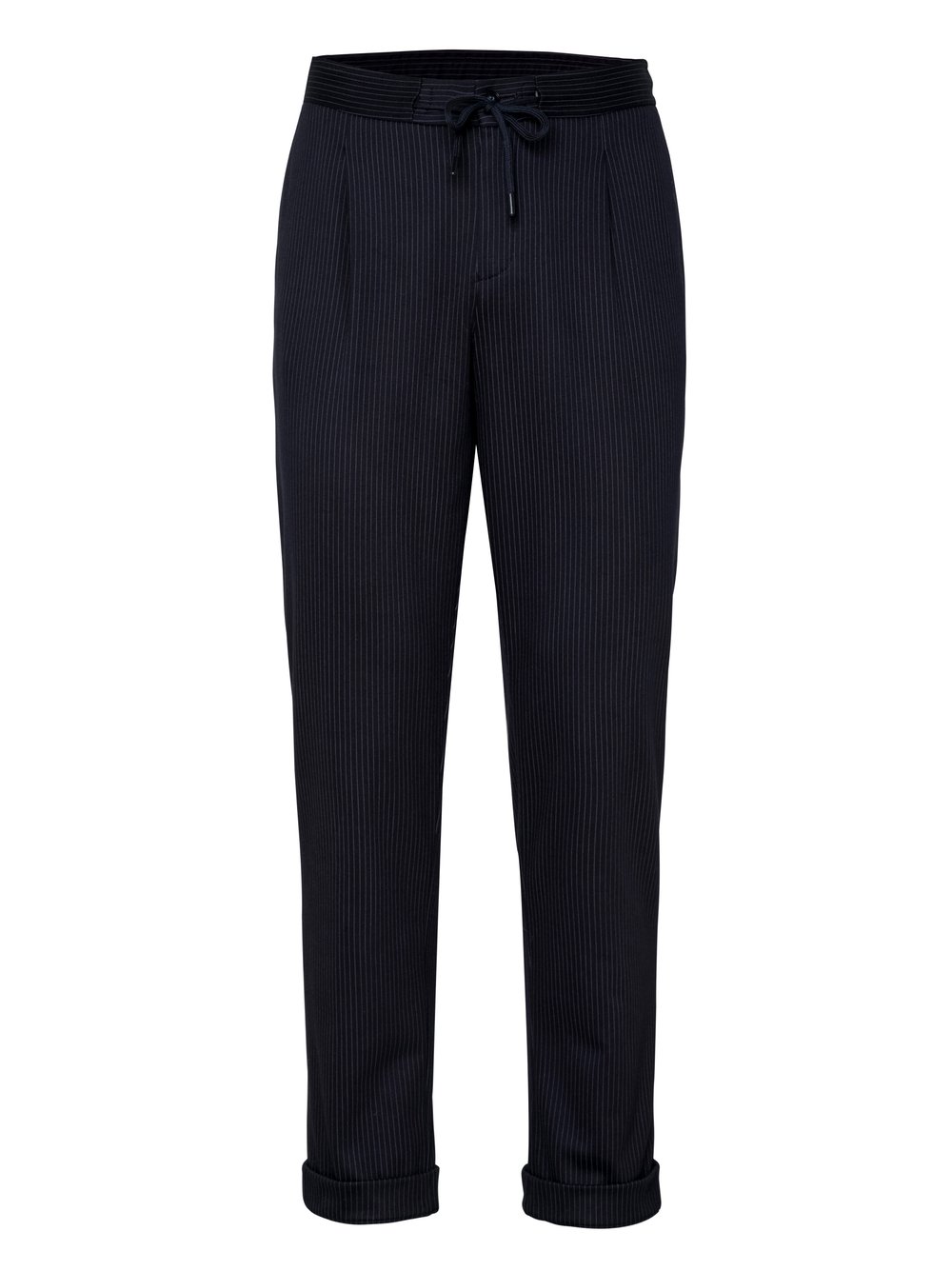 Herrenhose Casual Pants in blue stripes, freigestellte Produktansicht
