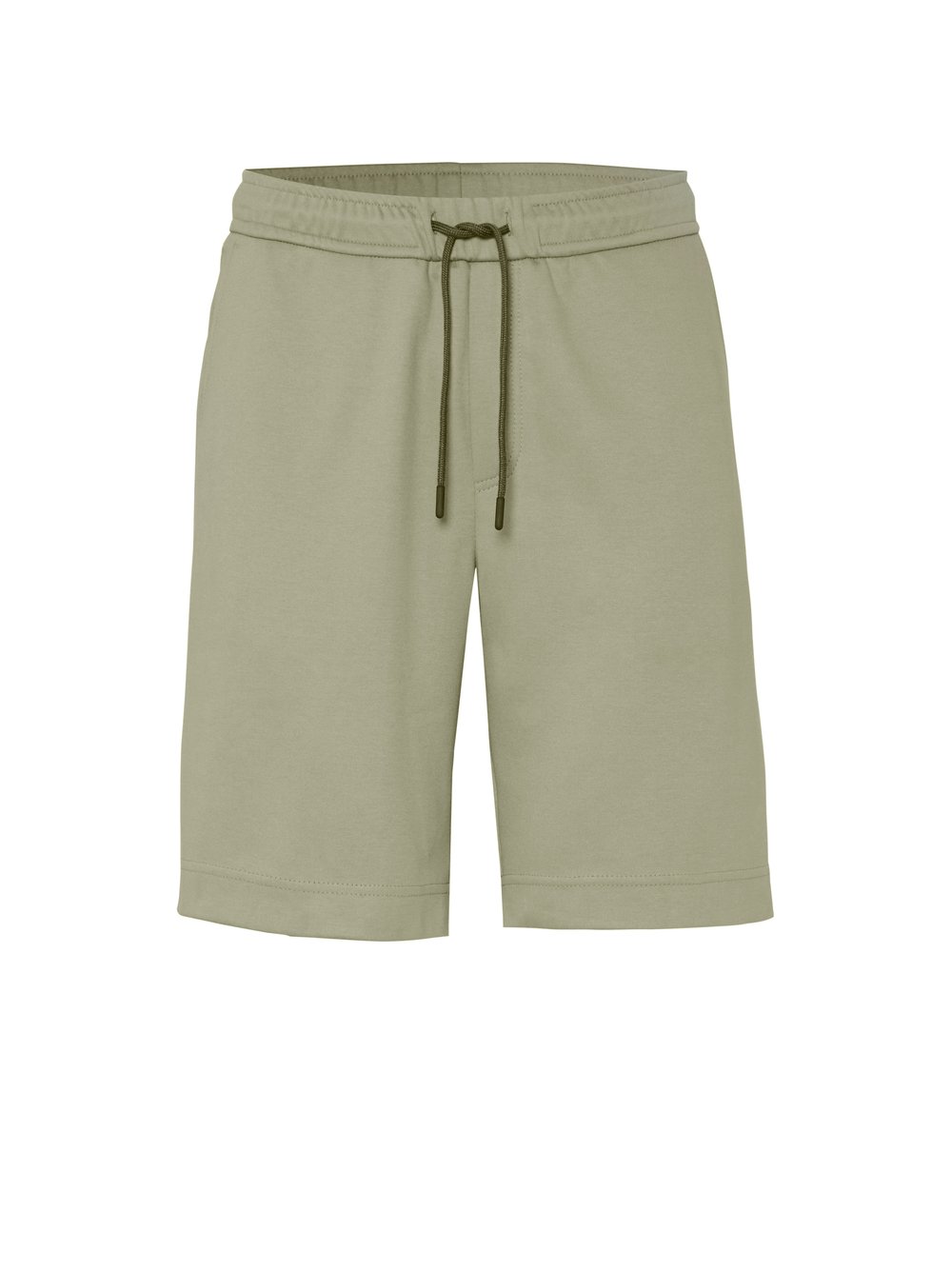 Mens shorts casual in solid green, product view