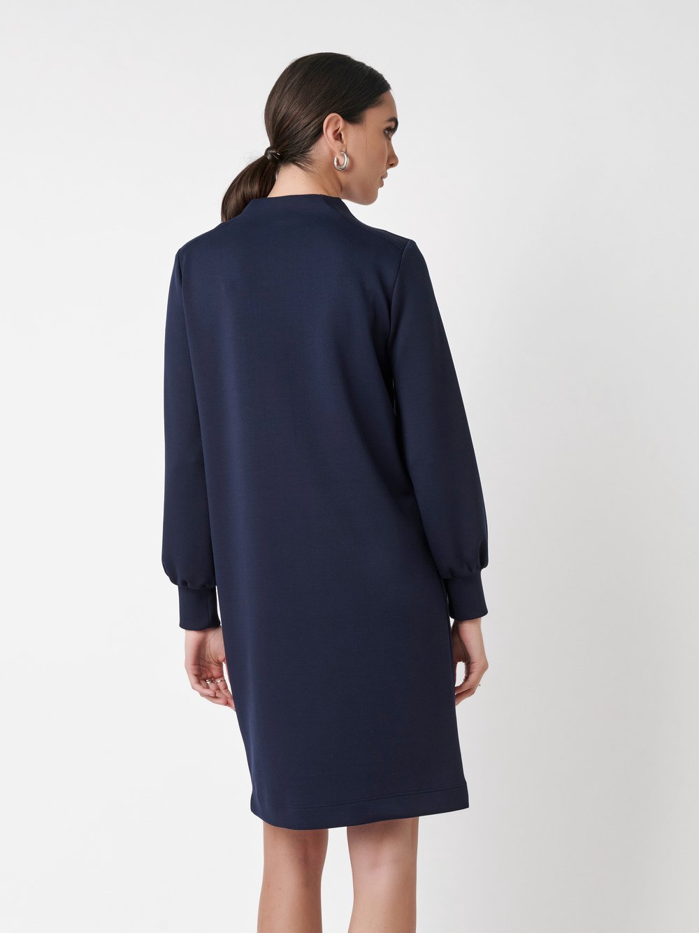 Dress Nadine dark blue rear view