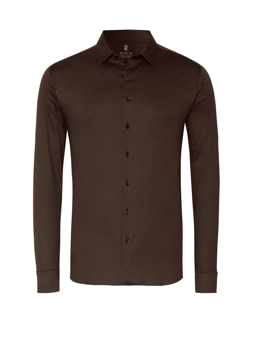 Hemd | Style »Casual Kent« brown pique