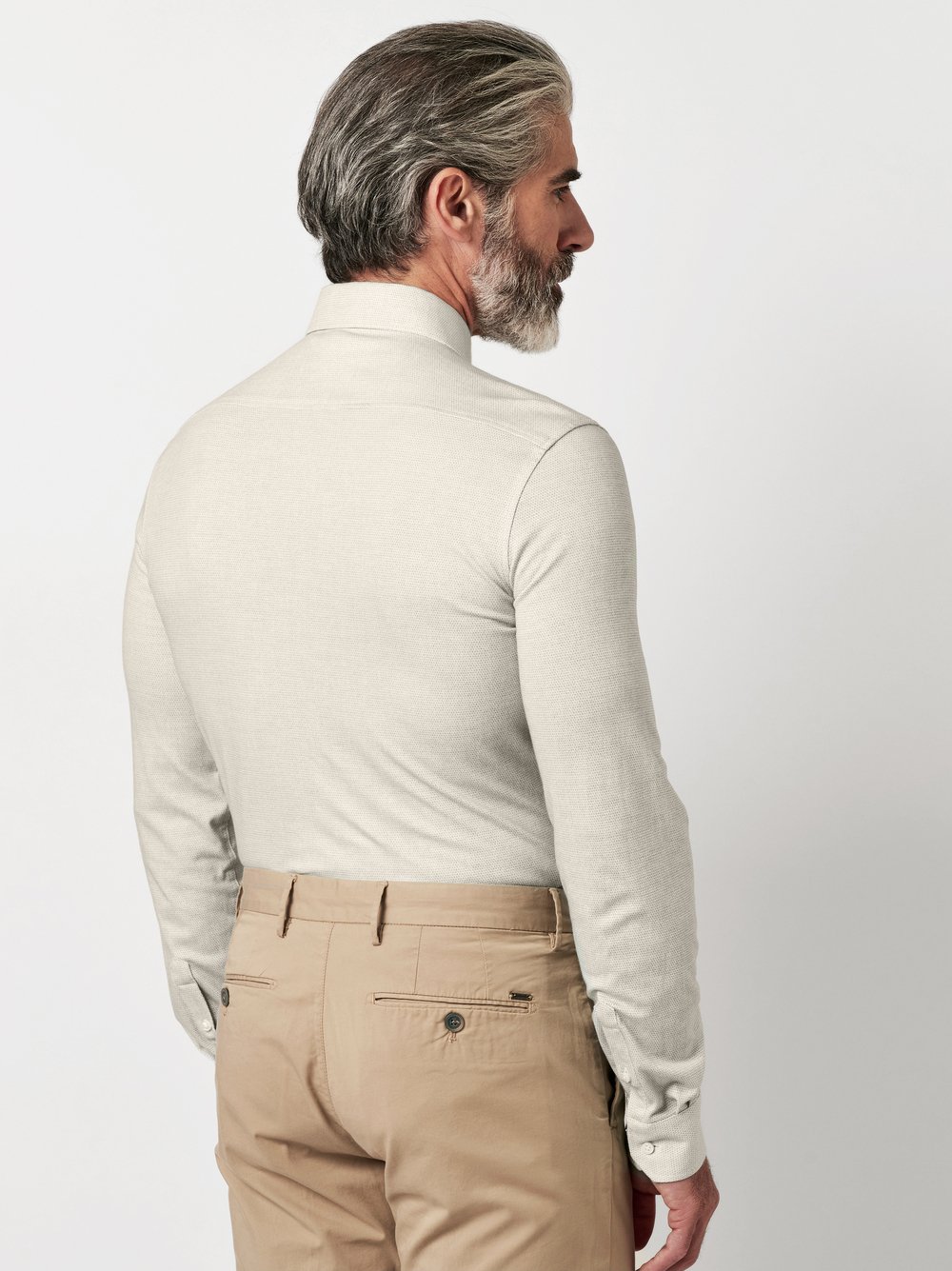 Shirt Luxury Hai seashell minimal dots rear view Shirt Luxury Hai seashell minimal dots rear view