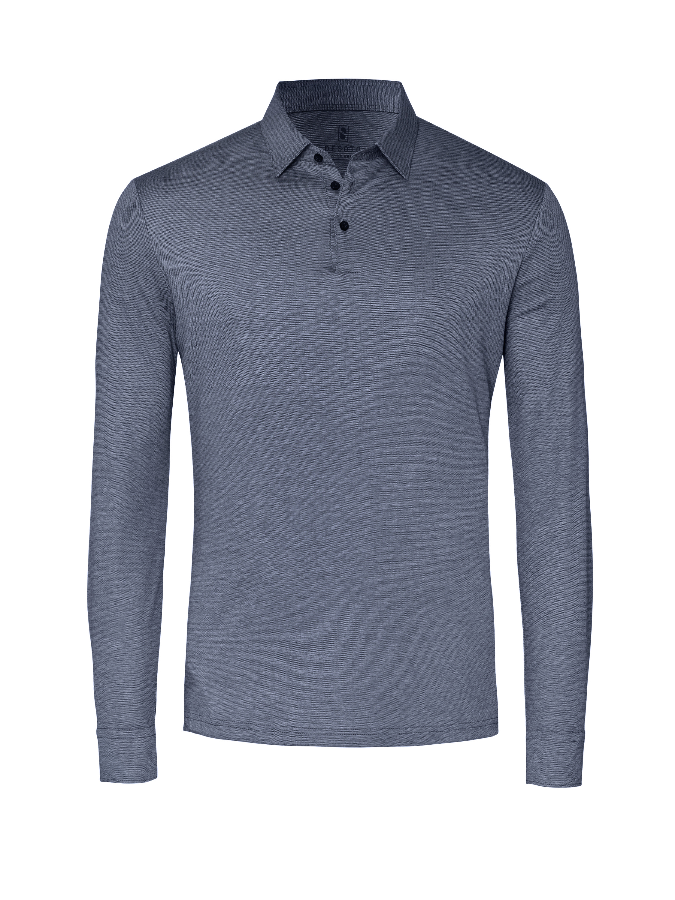 Polo Essential Polo Kent blue pique hollow