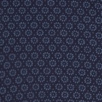 navy with light blue dots