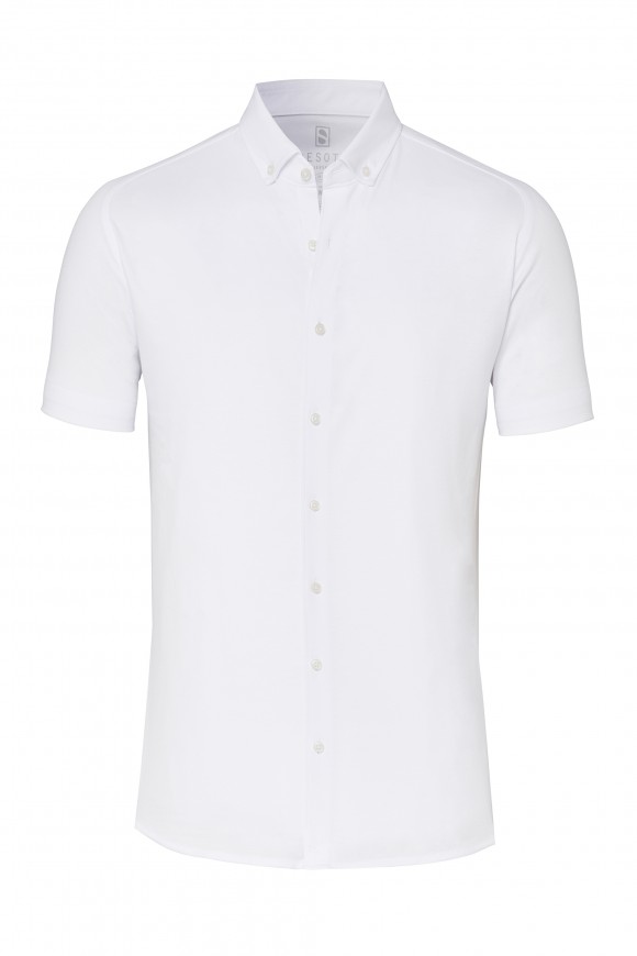 Jersey shirt »Modern Button Down« white