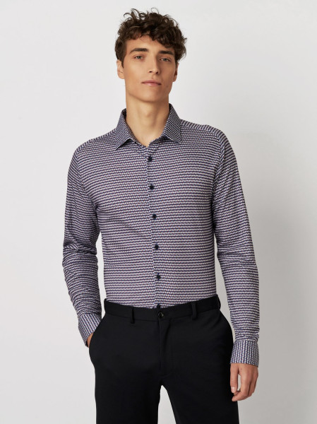 Chemise Desoto Pour Homme - Col Kent Casual - Infroissable, Coupe Ajustée - Manches Raglan - 5